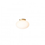 Rizzatto 301 Plafond Satin Brass/Opal White Rizzatto 301 Plafond Satin Brass/Opal White