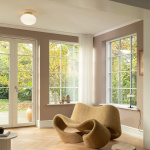 Rizzatto 301 Plafond Satin Brass/Opal White Rizzatto 301 Plafond Satin Brass/Opal White