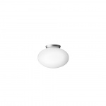 Rizzatto 301 Plafond Satin Silver/Opal White Rizzatto 301 Plafond Satin Silver/Opal White