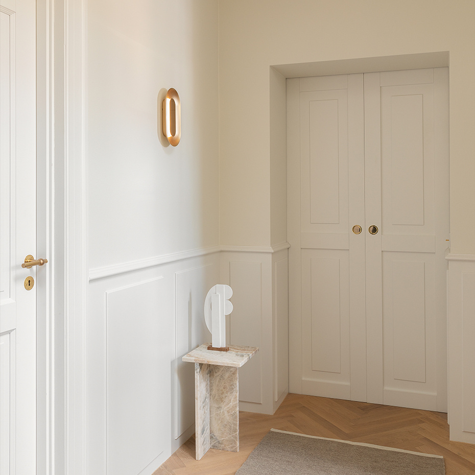 Sasi Vägglampa Small Brass