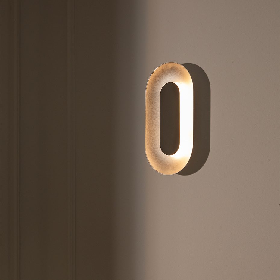 Sasi Vägglampa Small Silver