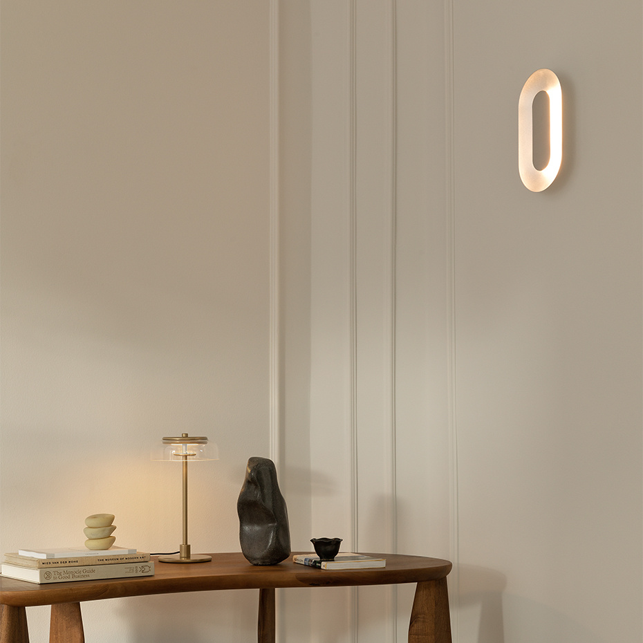 Sasi Vägglampa Small Silver