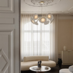 Petalii 10 Ljuskrona White/Polished Brass Petalii 10 Ljuskrona White/Polished Brass