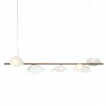 Florii 5 Linear Ljuskrona Dark Bronze/White Florii 5 Linear Ljuskrona Dark Bronze/White