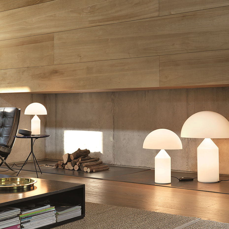 Reservglas Till Atollo 236 Bordslampa Small Opalglas