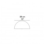 Reservglas Till Atollo 237 Bordslampa Medium Opalglas Reservglas Till Atollo 237 Bordslampa Medium Opalglas