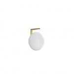 Alba 174 Vägglampa Satin Brass/Polished Opaline Alba 174 Vägglampa Satin Brass/Polished Opaline