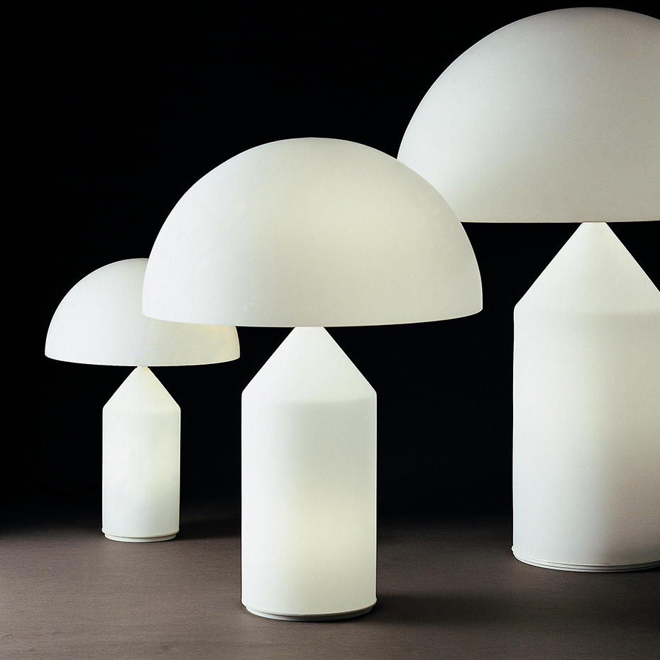 Atollo 235 Bordslampa Large Opal Glass