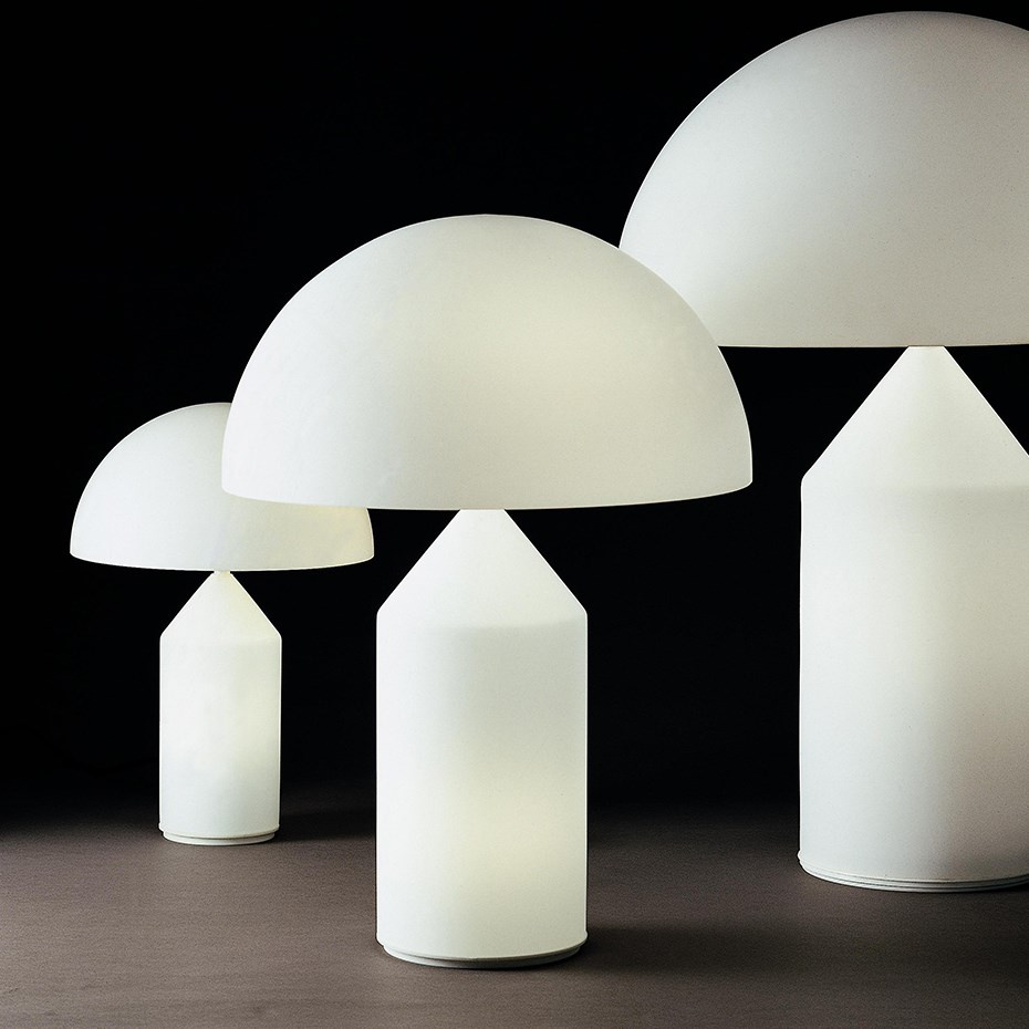 Atollo 236 Bordslampa Small Opal Glass