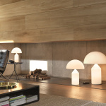 Atollo 237 Bordslampa Medium Opal Glass Atollo 237 Bordslampa Medium Opal Glass