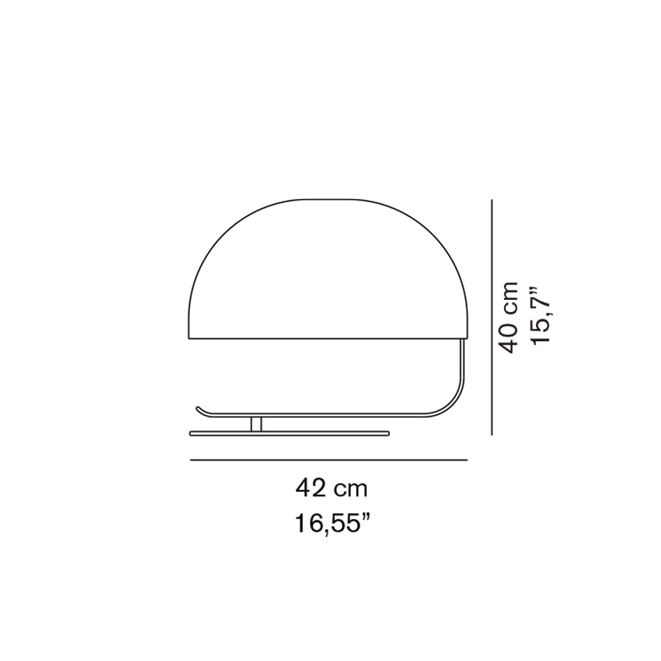 Zanuso 275 Bordslampa White