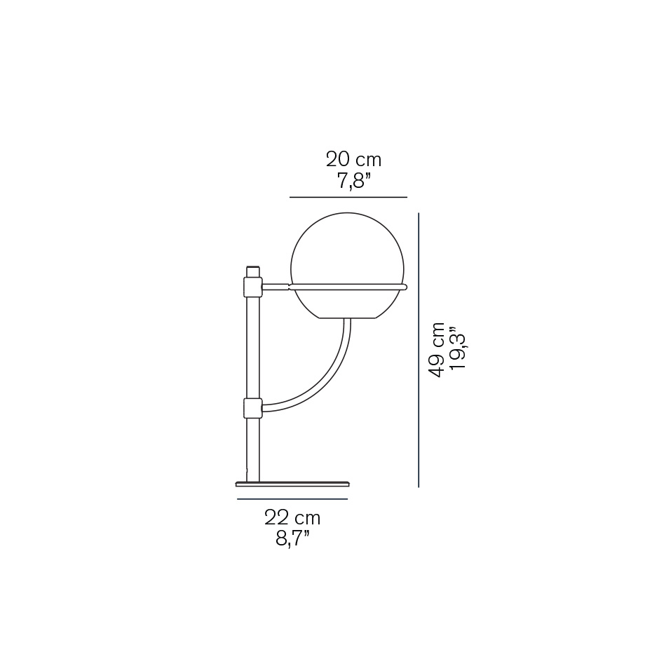 Lyndon 283 Bordslampa Ivory