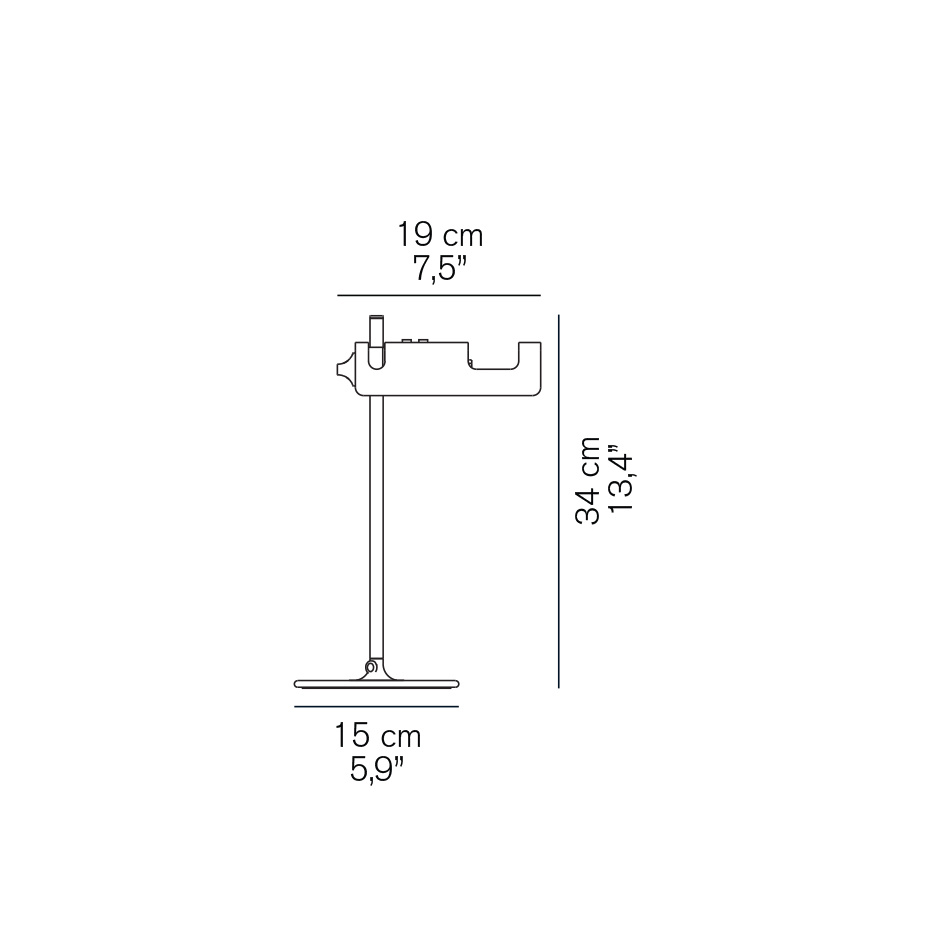 Mini Spider 294 Bordslampa Lacquered Black