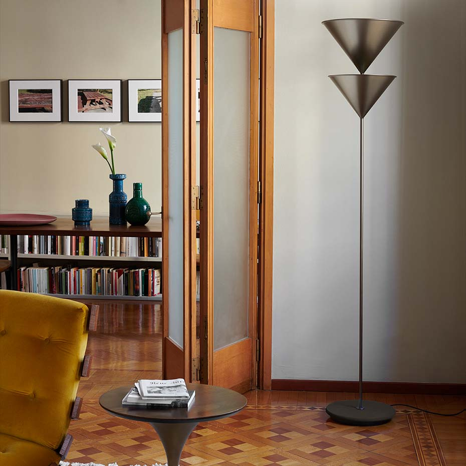 Pascal 345/L Golvlampa Anodic Bronze