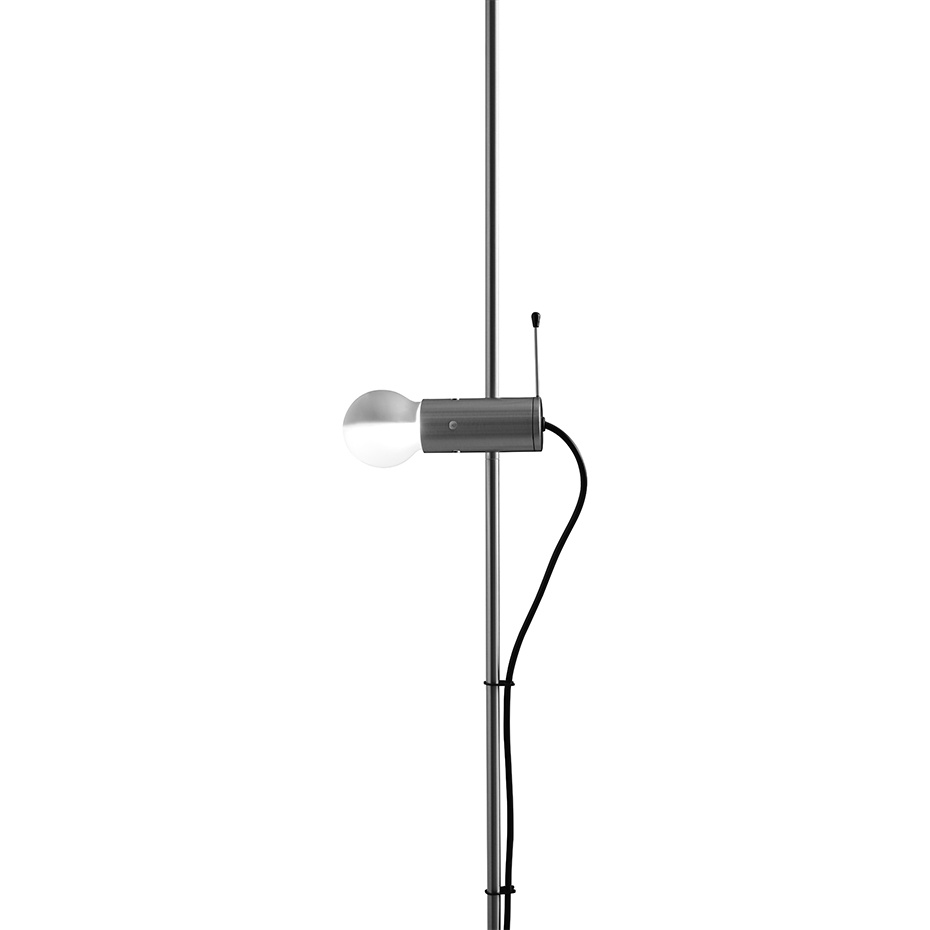 Agnoli 387 Golvlampa Satin Nickel