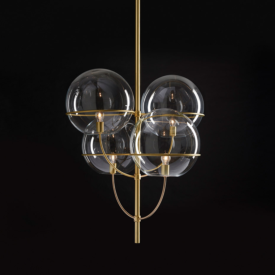 Lyndon 450 Pendel Satin Gold