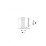 Fresnel 1148 Vägglampa/Taklampa Lacquered Black Fresnel 1148 Vägglampa/Taklampa Lacquered Black