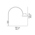 Coupé 1159/R Vägglampa Lacquered Black Coupé 1159/R Vägglampa Lacquered Black