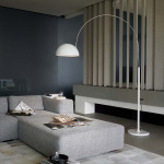 Coupé 3320/R Golvlampa Lacquered White Coupé 3320/R Golvlampa Lacquered White