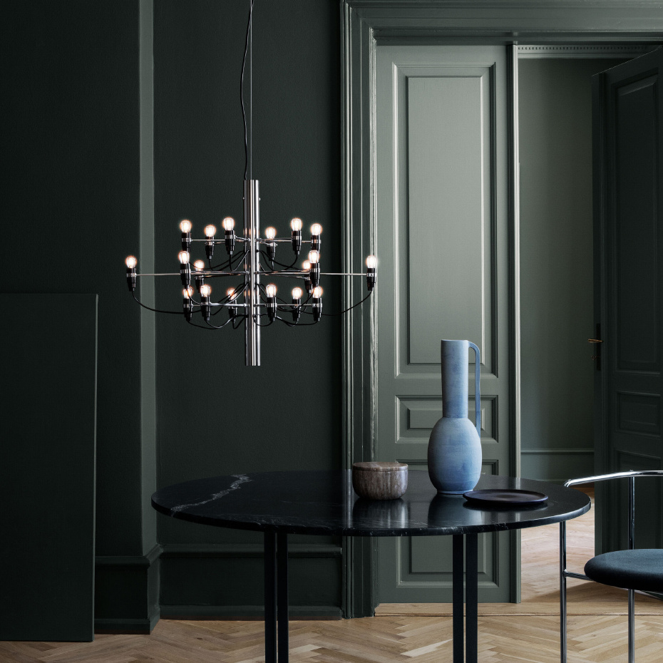 Sarfatti 2097/18 Ljuskrona LED Chrome