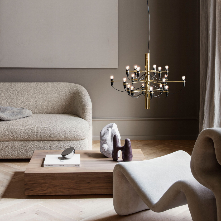 Sarfatti 2097/18 Ljuskrona LED Brass