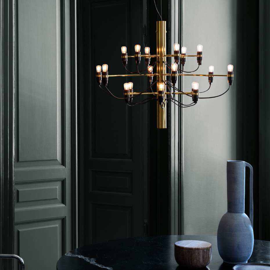 Sarfatti 2097/18 Ljuskrona LED Brass