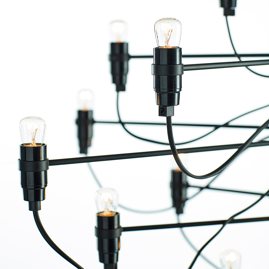 Sarfatti 2097/30 Ljuskrona LED Matt Black