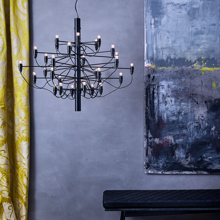 Sarfatti 2097/30 Ljuskrona LED Matt Black