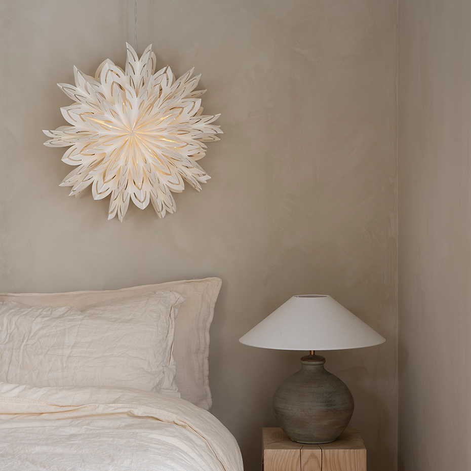 Siv Stjärna 60cm Vit