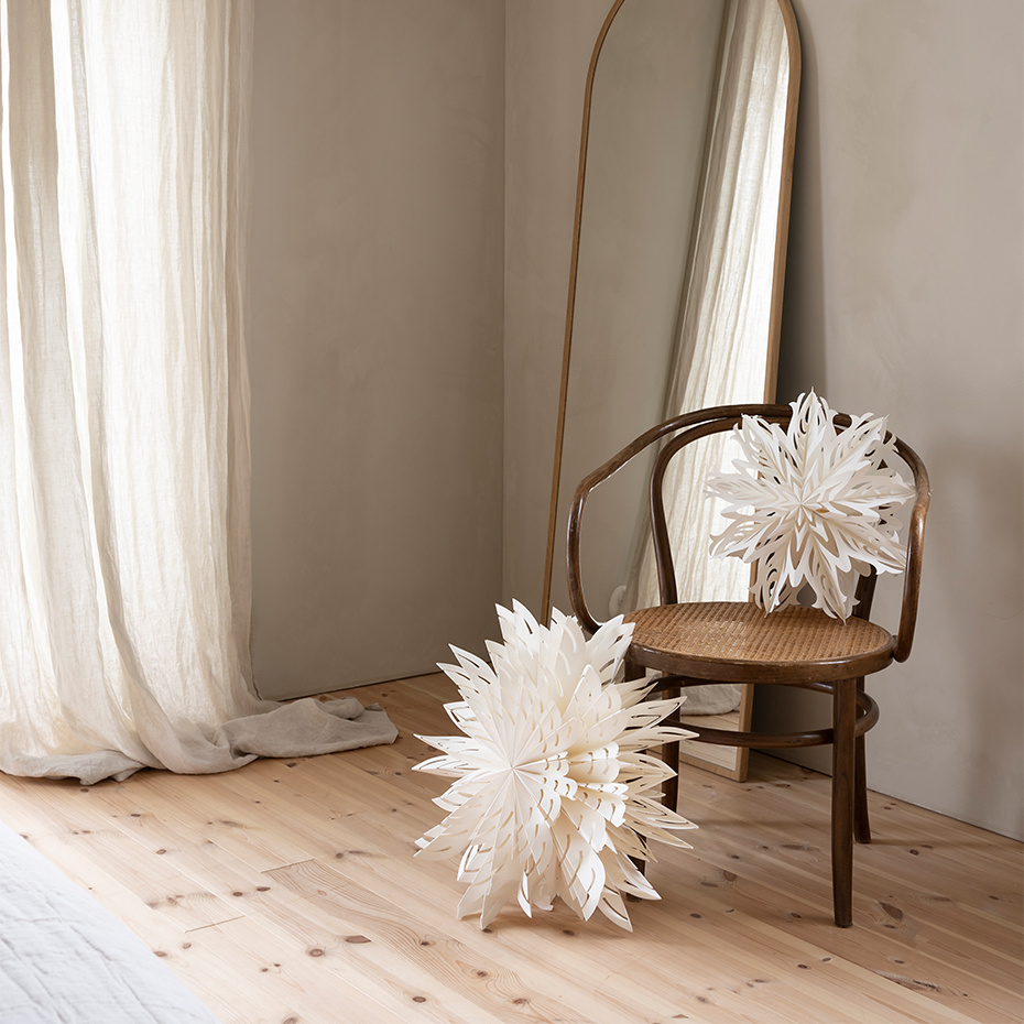 Siv Stjärna 60cm Vit