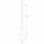 Aballs T PE Pendel Golden Aballs T PE Pendel Golden