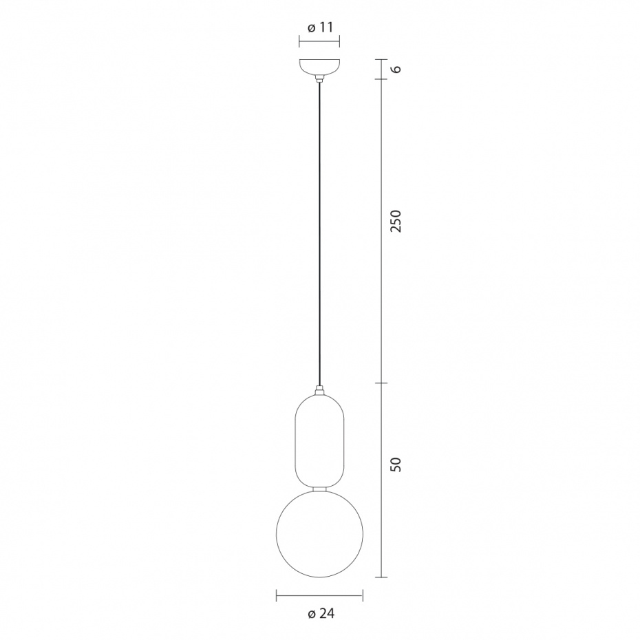 Aballs T ME Pendel Golden