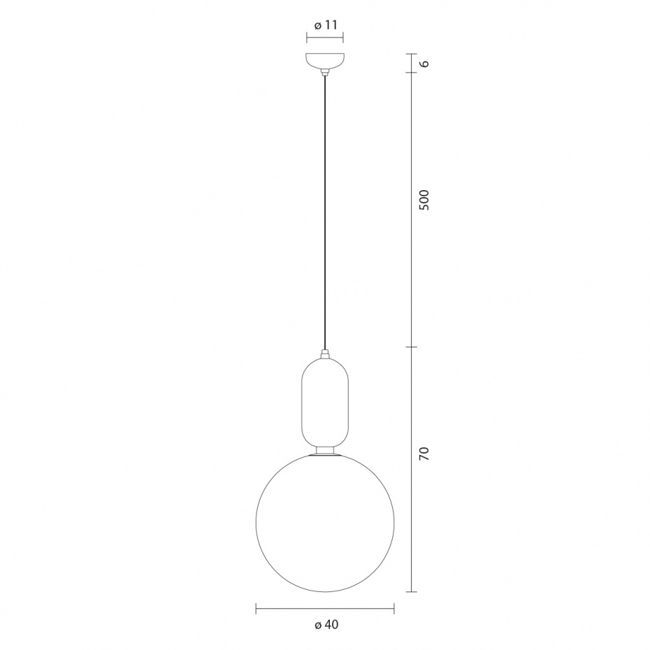 Aballs T GR Pendel Black