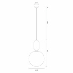 Aballs T GR Pendel Black Aballs T GR Pendel Black