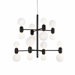 Aballs 8 Ljuskrona Black Aballs 8 Ljuskrona Black