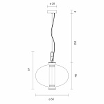 Bai T MA MA Pendel Aged Bronze/Transparent Bai T MA MA Pendel Aged Bronze/Transparent