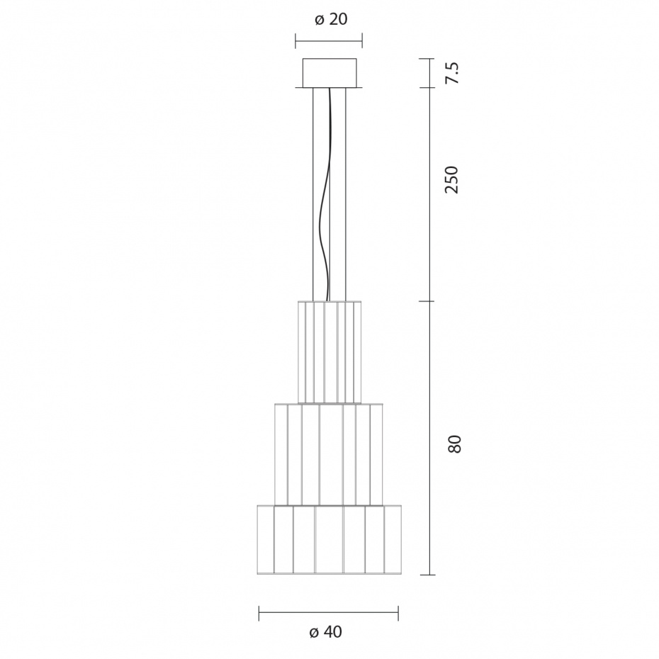 Babel T ME Pendel Golden