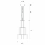 Babel T ME Pendel Golden Babel T ME Pendel Golden