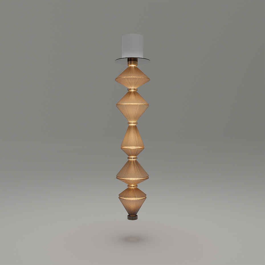 Oïphorique T PE Pendel Light Grey