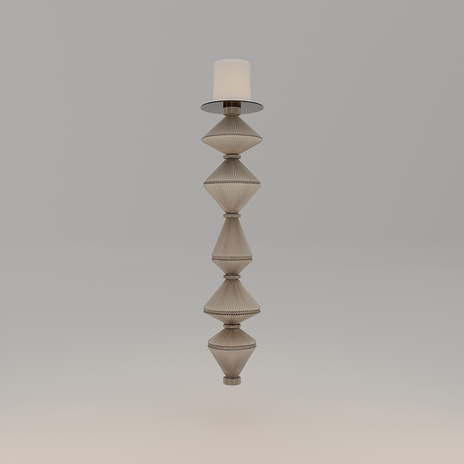 Oïphorique T PE Pendel Light Grey