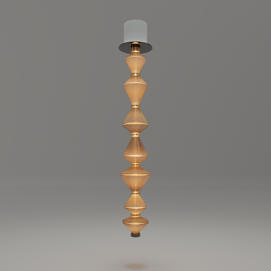 Oïphorique T GR Pendel Light Grey