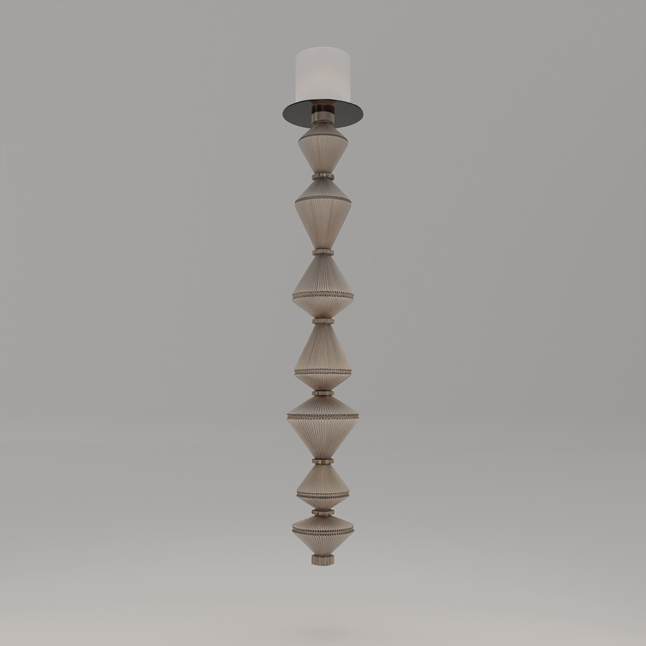 Oïphorique T GR Pendel Light Grey