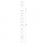 Oïphorique T GR Pendel Light Grey Oïphorique T GR Pendel Light Grey