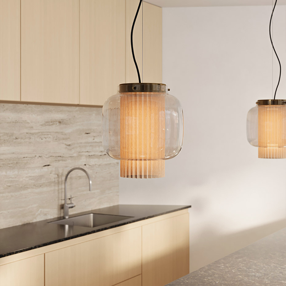 Manila T PE Pendel Golden