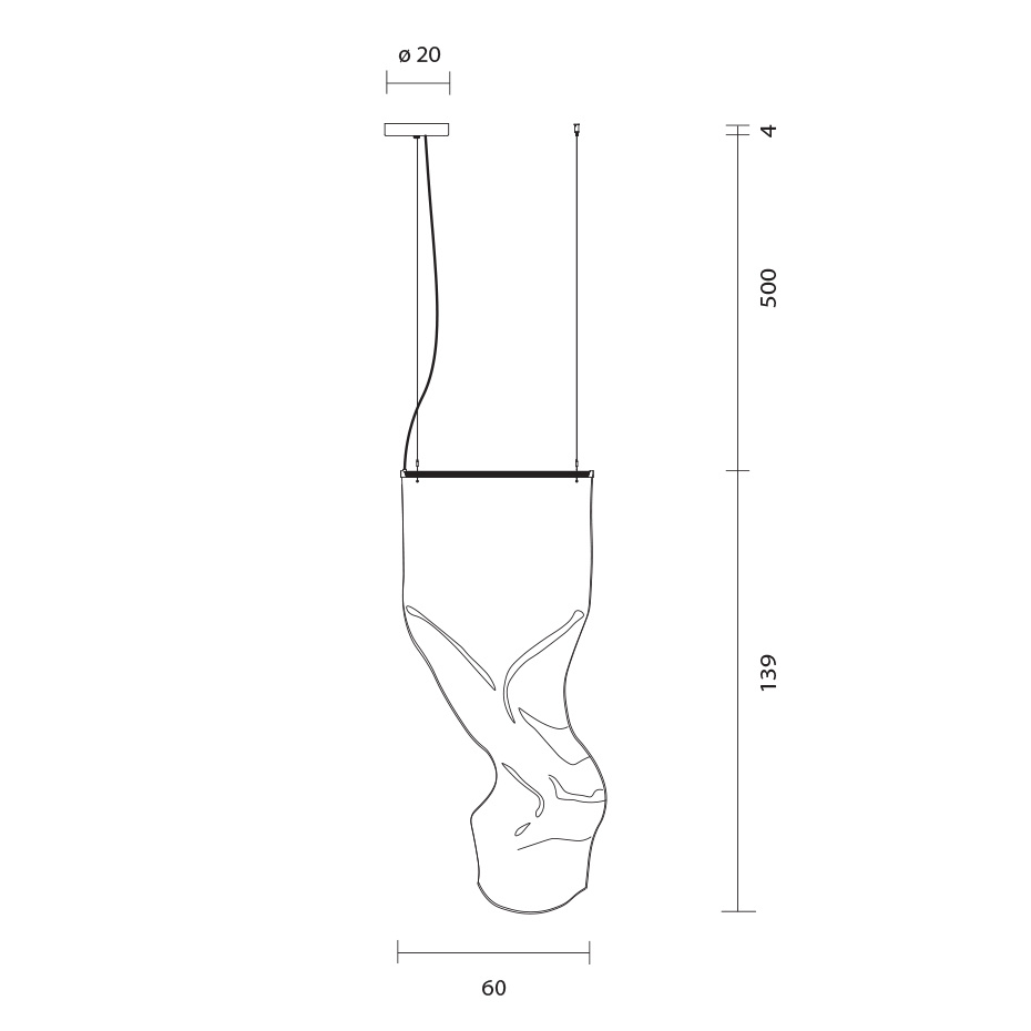 Gweilo Zhou V GR Pendel Golden Anodised