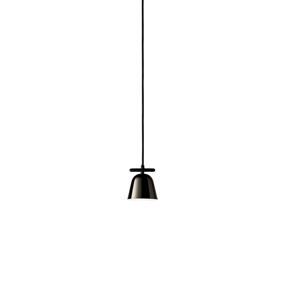Lighto T PE Pendel Matt Black/Black Chrome