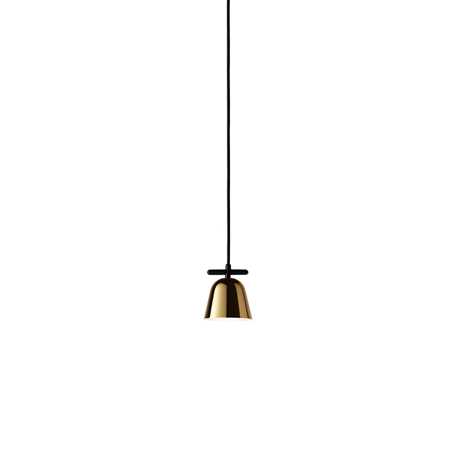 Lighto T PE Pendel Matt Black/Glossy Golden