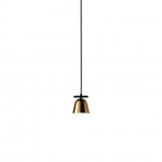 Lighto T PE Pendel Matt Black/Glossy Golden Lighto T PE Pendel Matt Black/Glossy Golden