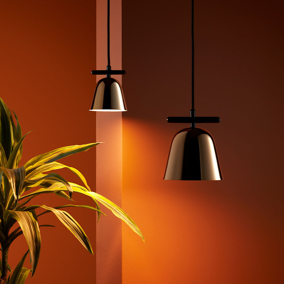 Lighto T GR Pendel Matt Black/Black Chrome