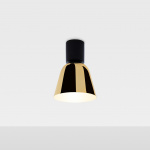 Lighto C PE Plafond Matt Black/Glossy Golden Lighto C PE Plafond Matt Black/Glossy Golden